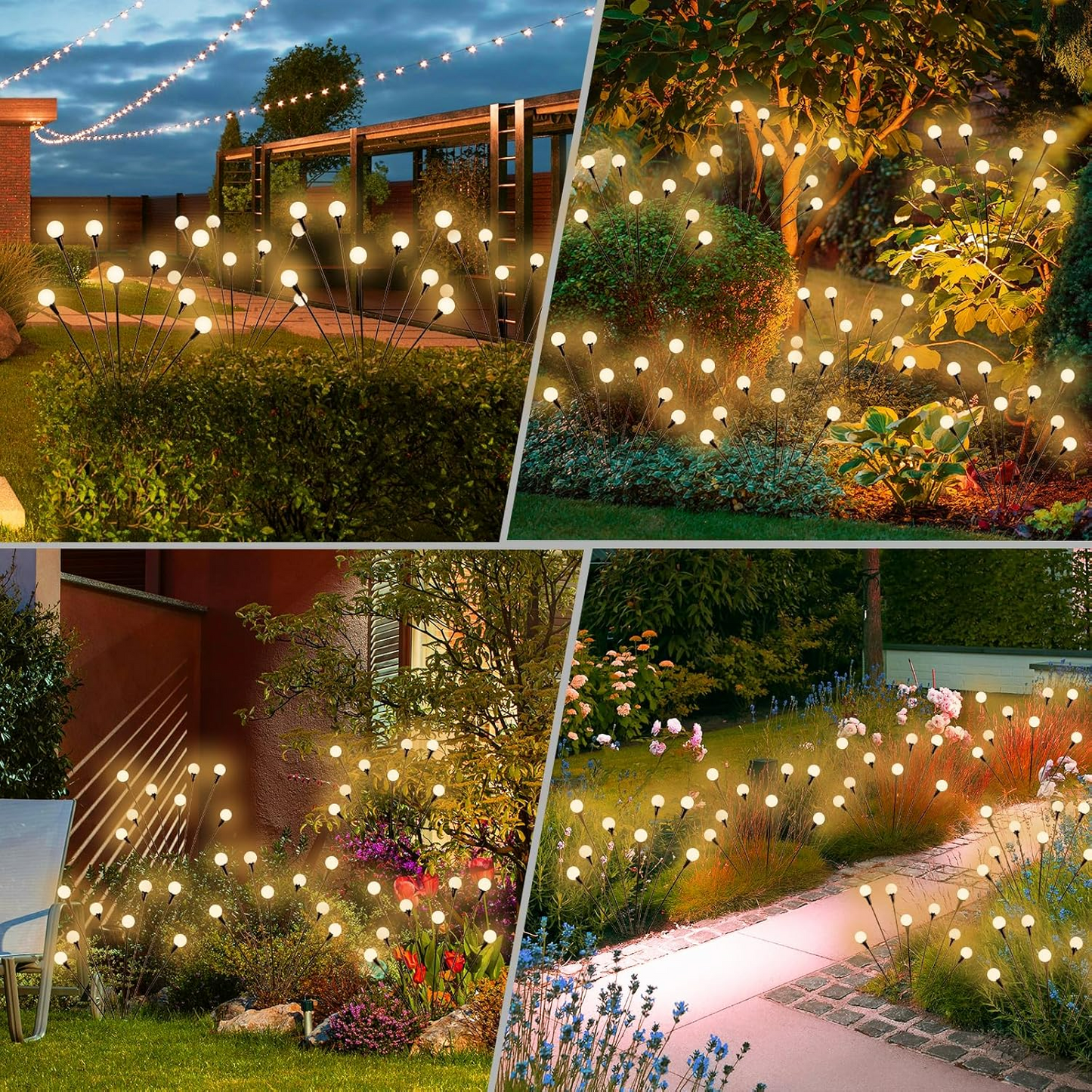 💥BUY 1 GET 1 FREE (2 PCS)🔥 Solar Firefly Garden Stake Lights