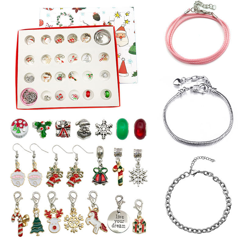 💥Buy 2 Free Shipping💥DIY Christmas Advent Calendar Bracelets Set 🎁