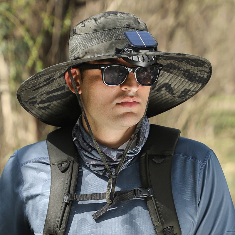 🎁Best father‘s Day Gifts❤2026 New Ultralight Solar Fan Sun Hat 🌞– Lighter Than a Baseball!⚾(Only 11oz)