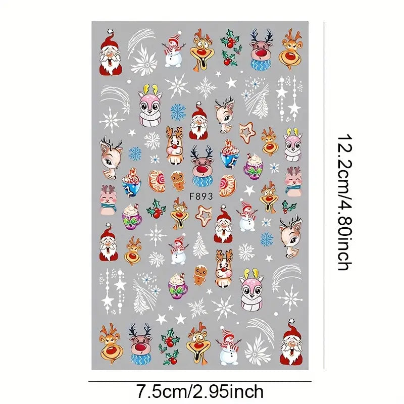 🎅Christmas Nail Art Stickers