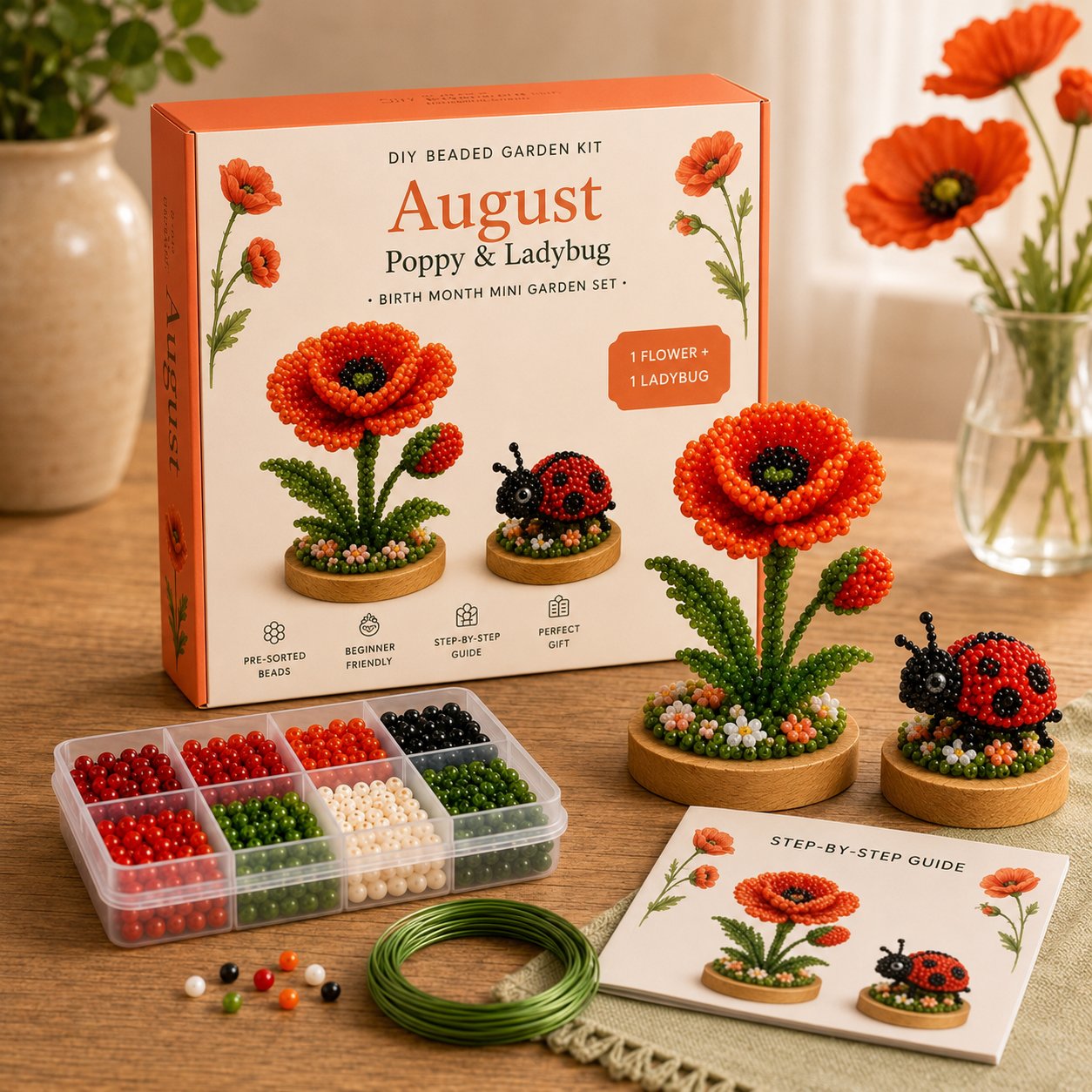 Birth Month DIY Beaded Garden Keepsake Kit