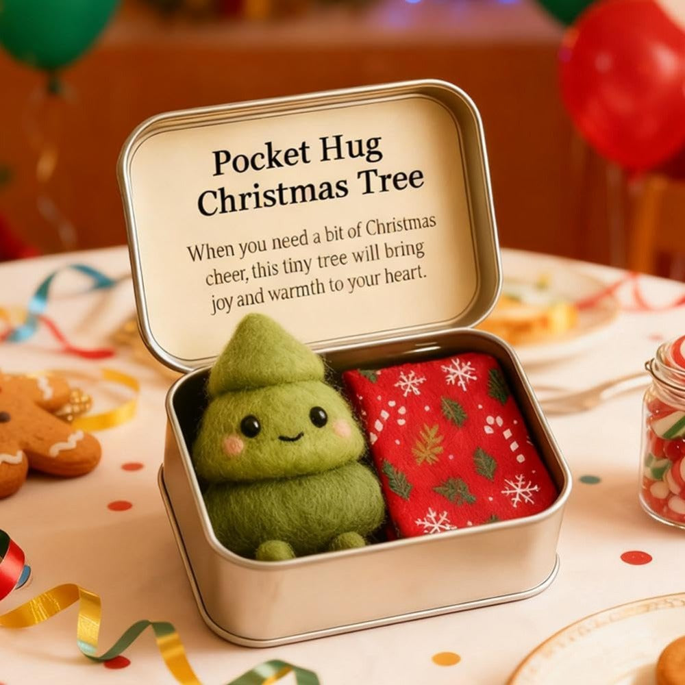 Handmade Pocket Hug Felt Plush Christmas Gift