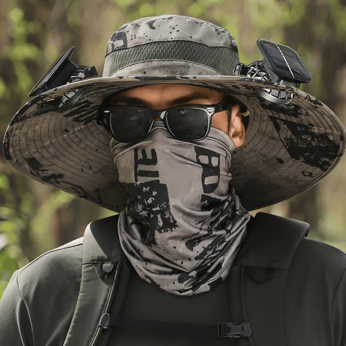 Solar-Powered Outdoor Fan Hat 🔥 – The ultimate gift for dads!
