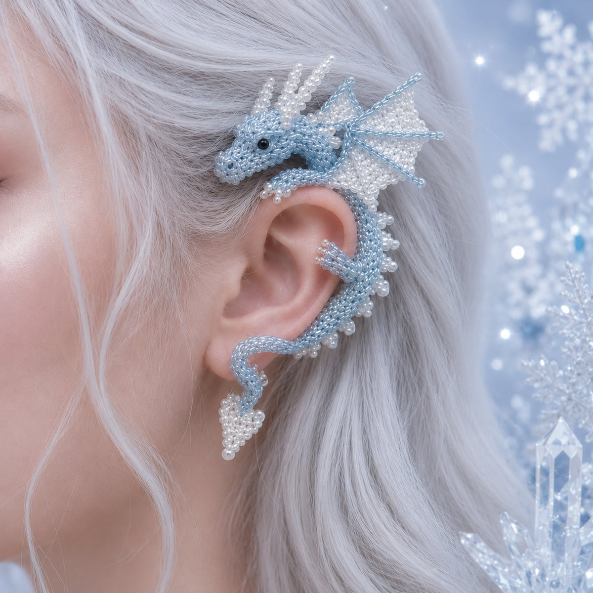 DIY Beaded Dragon Ear Cuff Kit