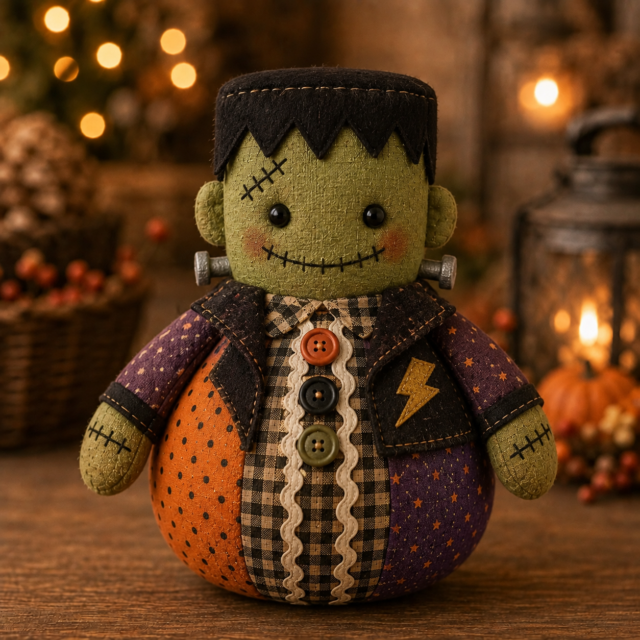 🎃 Halloween Fabric Doll DIY Kit