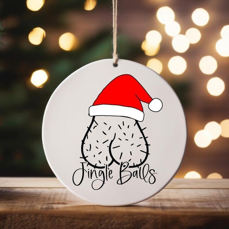 😂Funny Adult Christmas Ornament