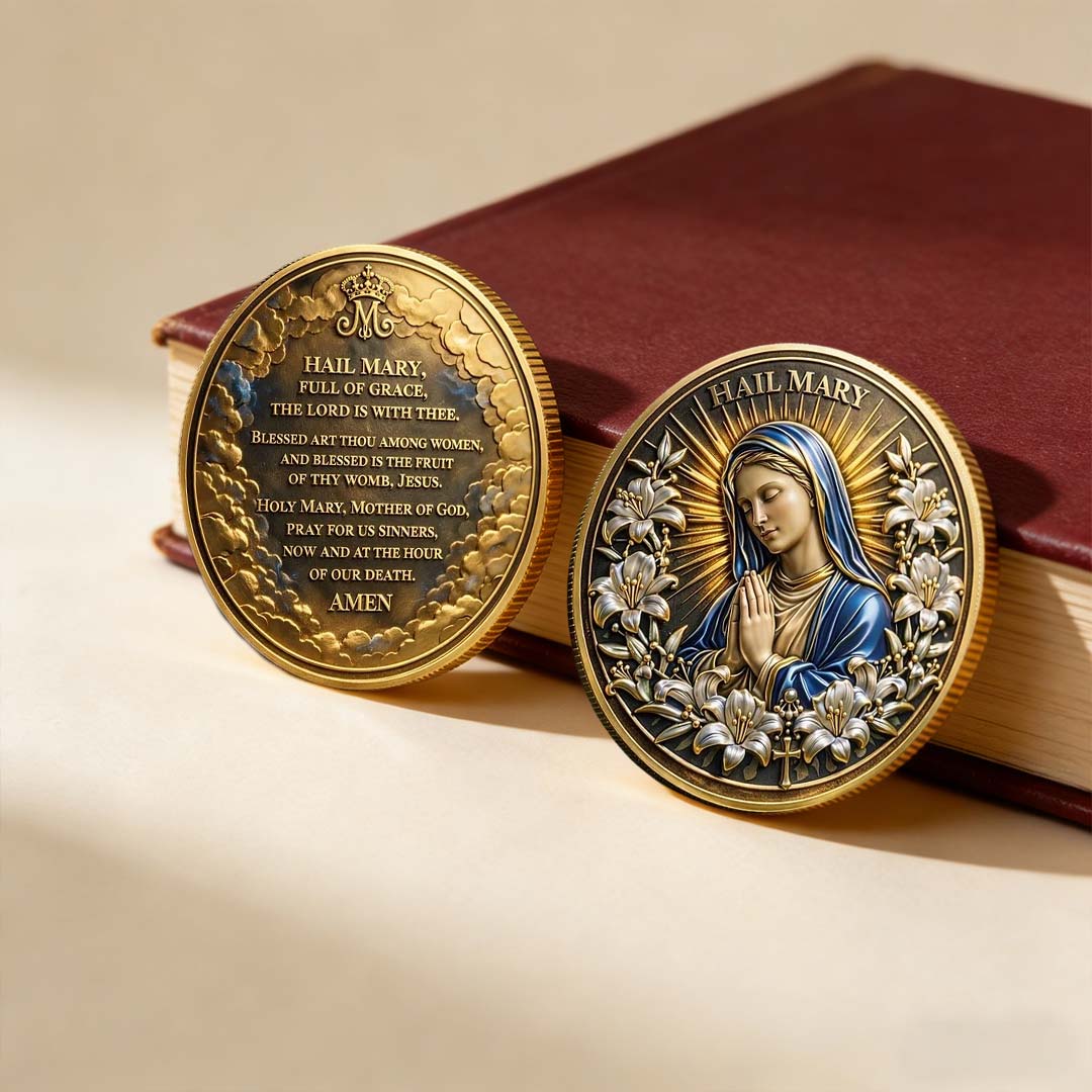 ⚡️Last Day 60% OFF - Blessed Virgin Mary Challenge Coin