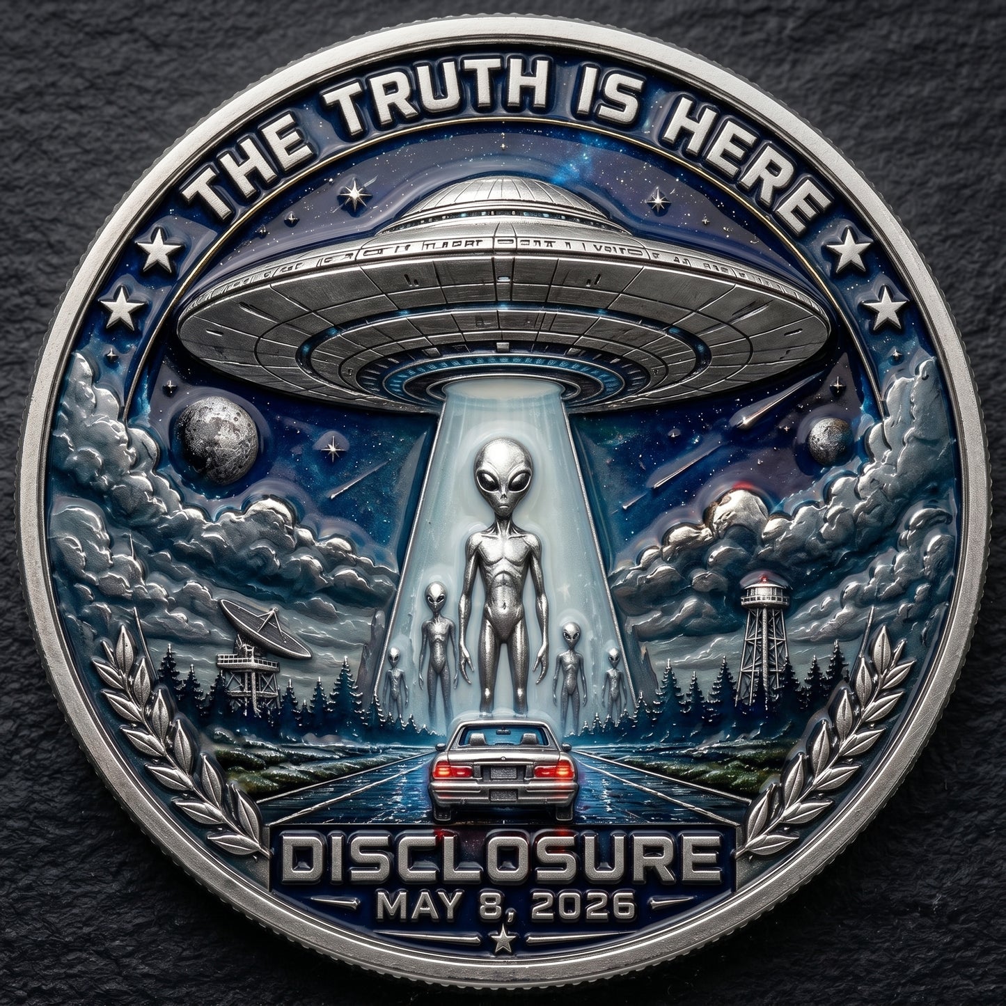 UFO Disclosure Collector Coin