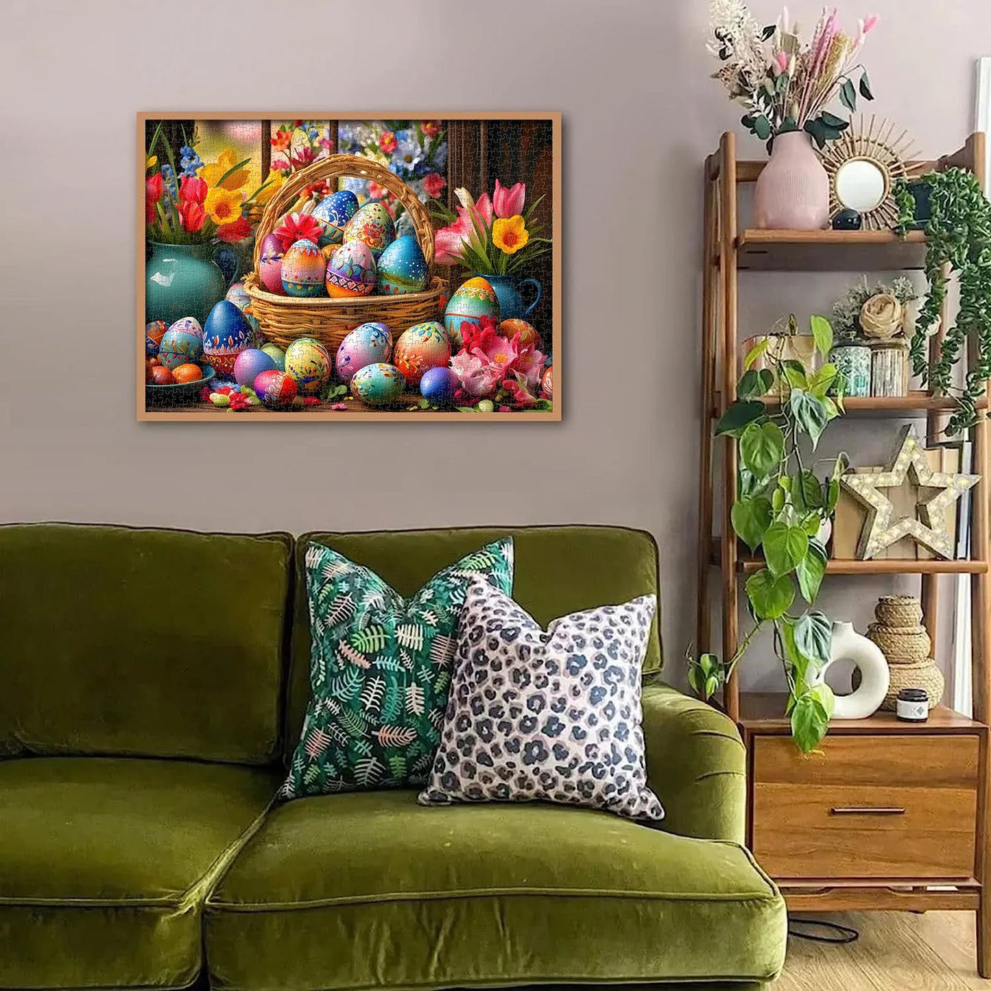 Easter Eggs & Blooms Jigsaw Puzzle 1000 Pieces