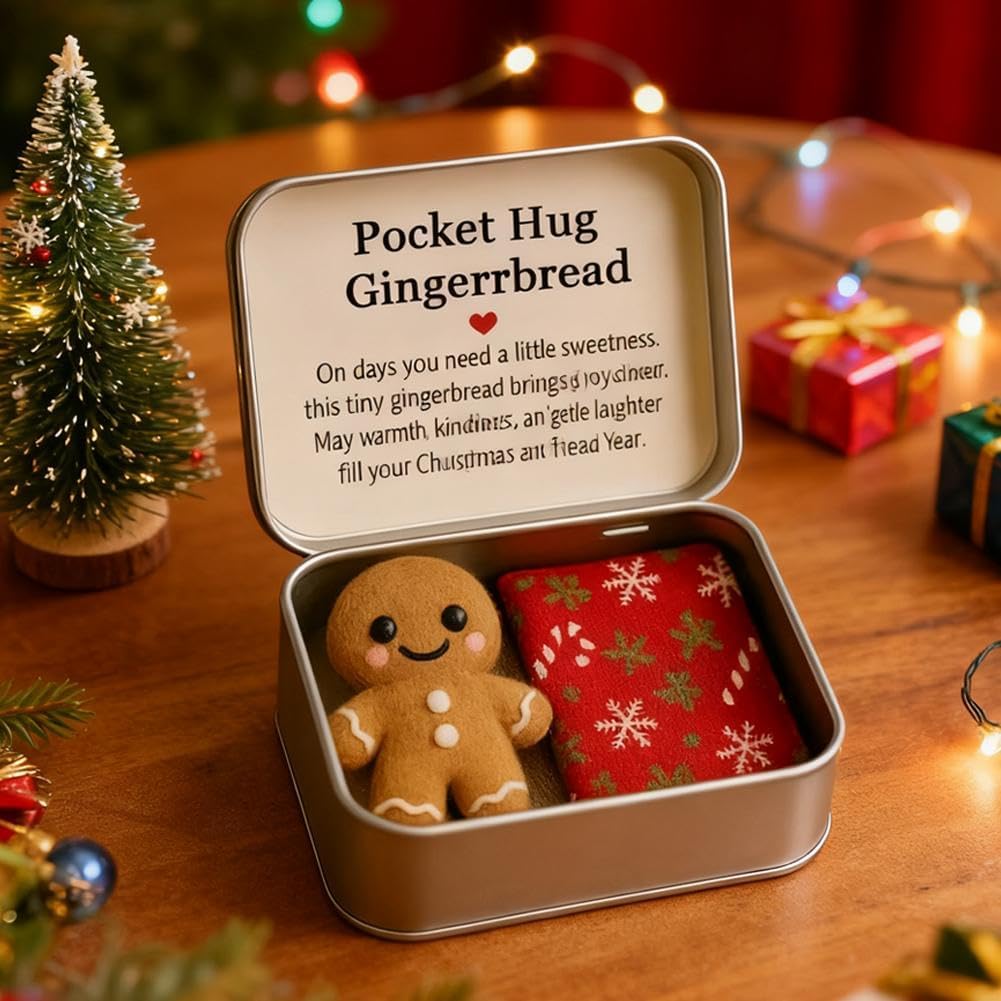 Handmade Pocket Hug Felt Plush Christmas Gift