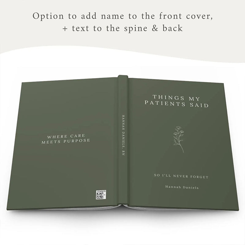 Personalized Nurse Appreciation Gifts Notebook
