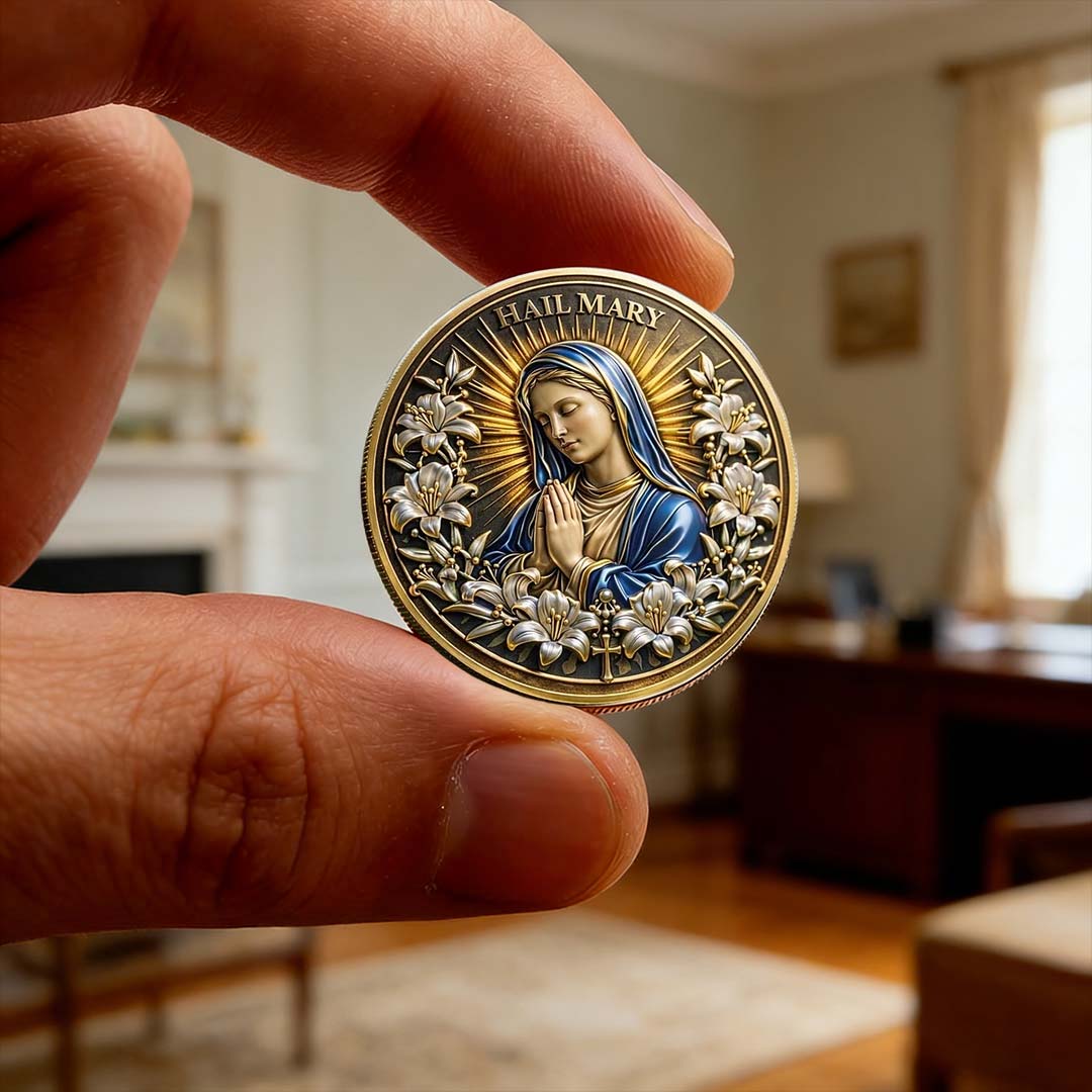 ⚡️Last Day 60% OFF - Blessed Virgin Mary Challenge Coin