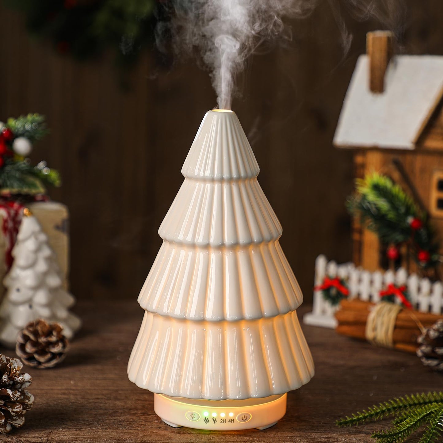 Christmas Gift Essential Oil Diffuser & Aromatherapy Humidifier