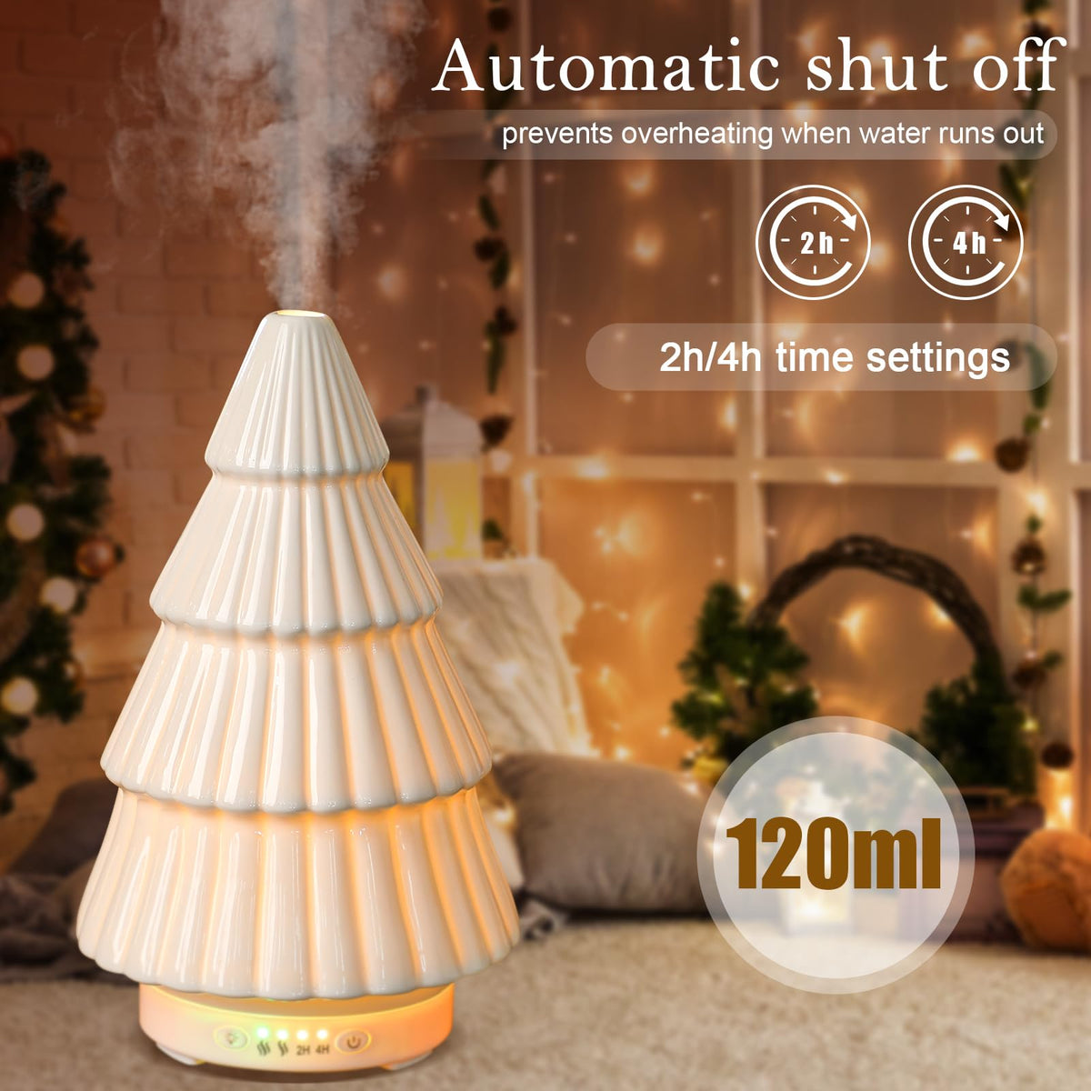 Christmas Gift Essential Oil Diffuser & Aromatherapy Humidifier