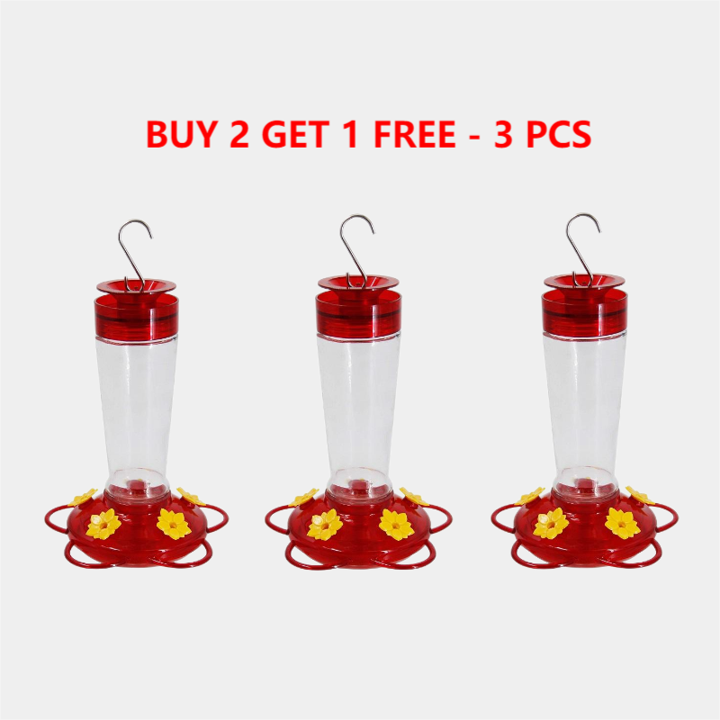 Top Selling🔥Hummingbird Feeder With Built-in Bee Guards And Ant Moat
