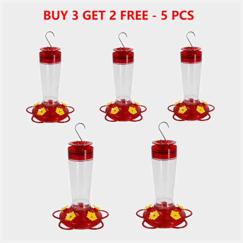 Top Selling🔥Hummingbird Feeder With Built-in Bee Guards And Ant Moat