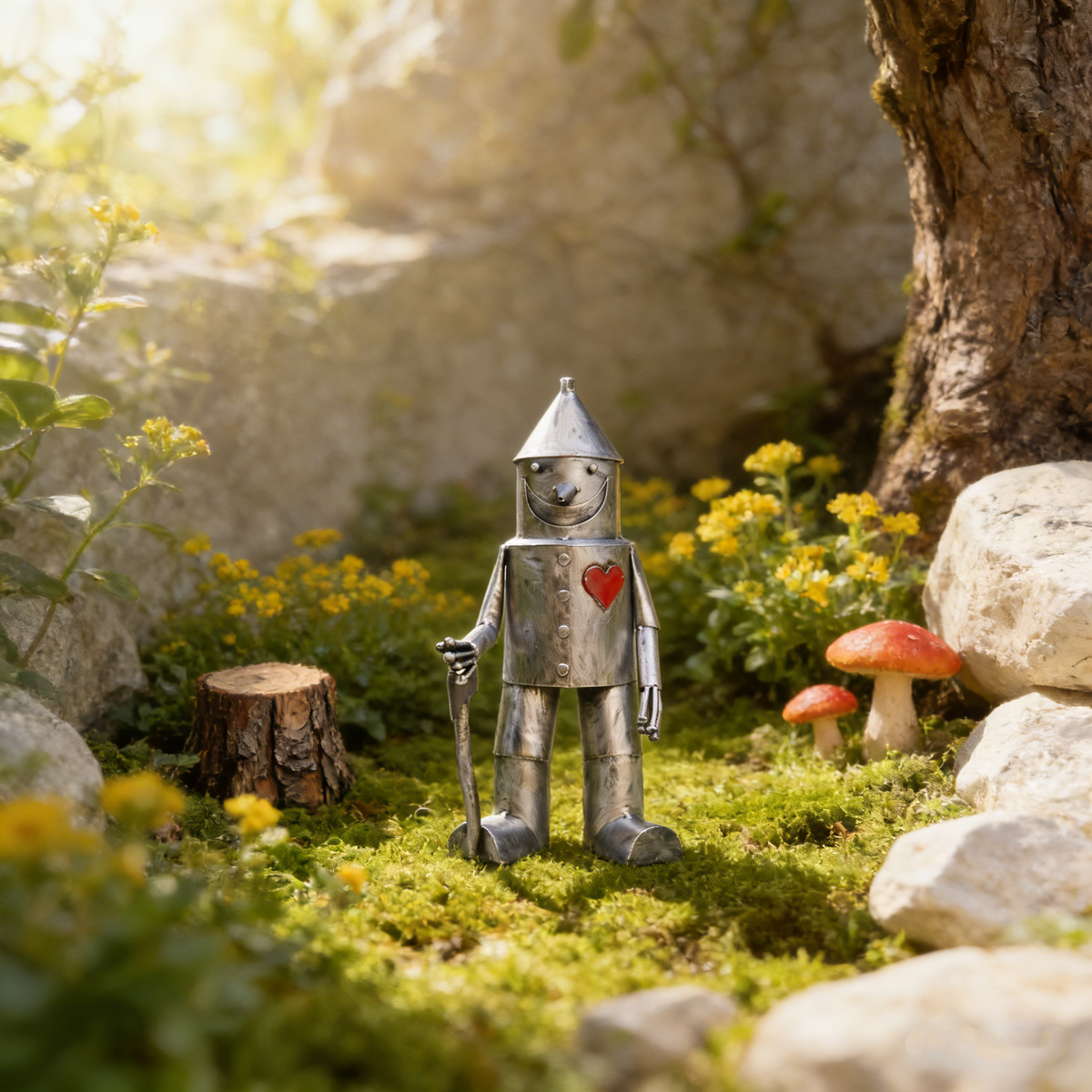 Tin Man Garden Statue