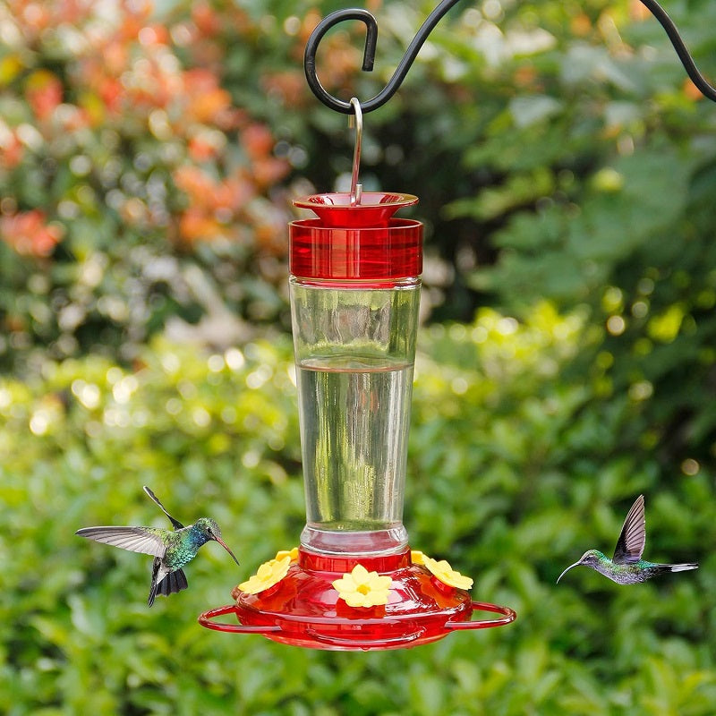 Top Selling🔥Hummingbird Feeder With Built-in Bee Guards And Ant Moat