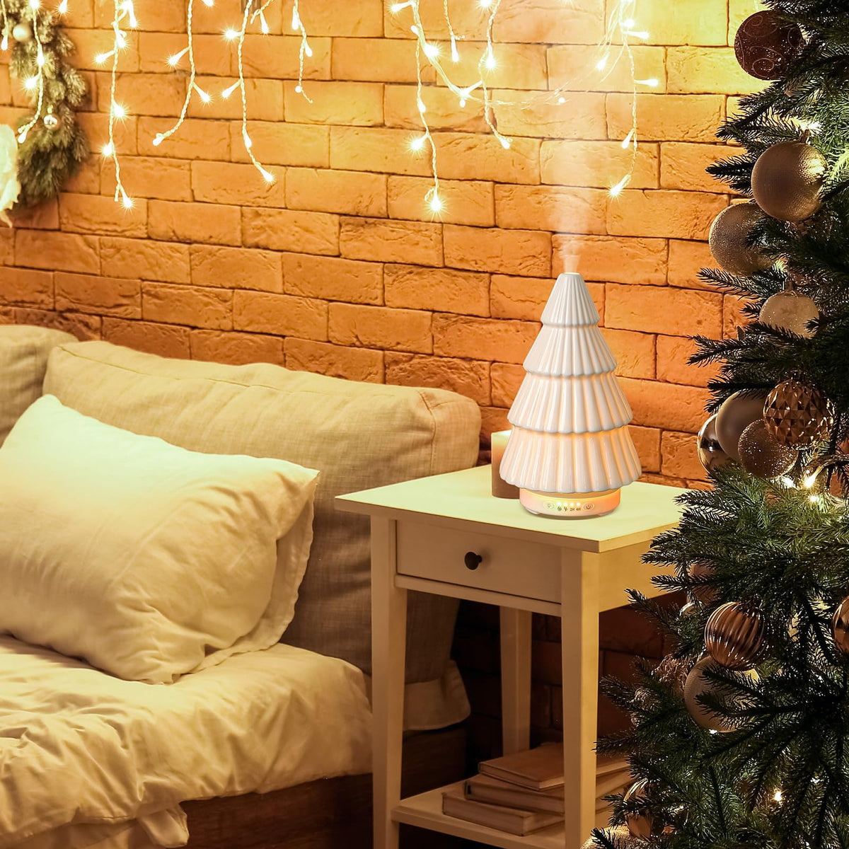 Christmas Gift Essential Oil Diffuser & Aromatherapy Humidifier