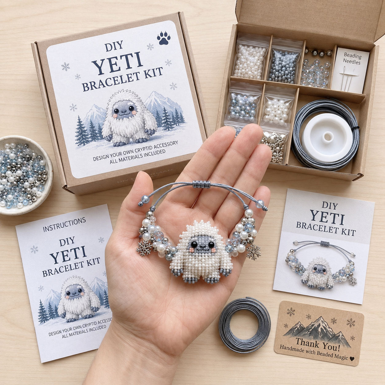 Cryptid Beaded Bracelet DIY Kit