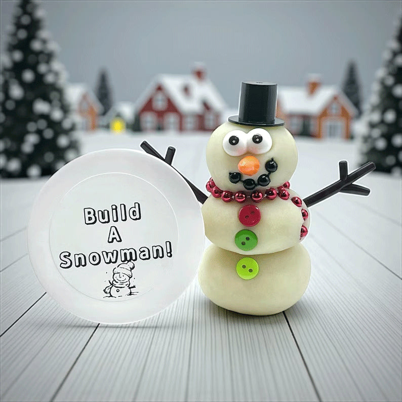 🔥Hot Sale 75% OFF☃️（6 PCS）Build a Snowman Playdough Jar