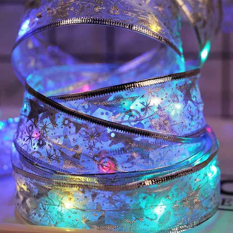 CLEARANCE SALE CHRISTMAS RIBBON FAIRY LIGHTS