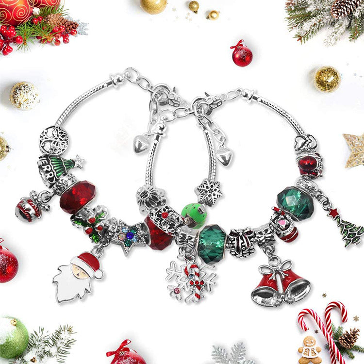 Christmas Pre Sale 78% OFF --24 Pcs DIY Christmas Advent Calendar Bracelets Set