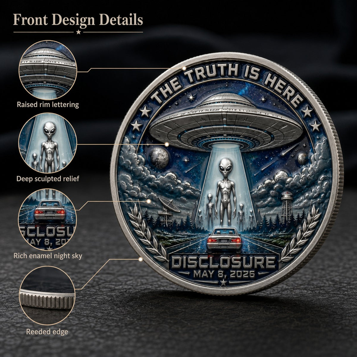 UFO Disclosure Collector Coin