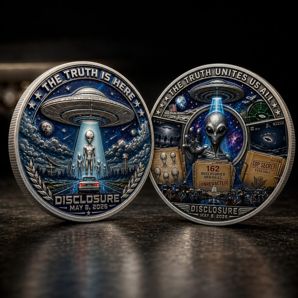 UFO Disclosure Collector Coin