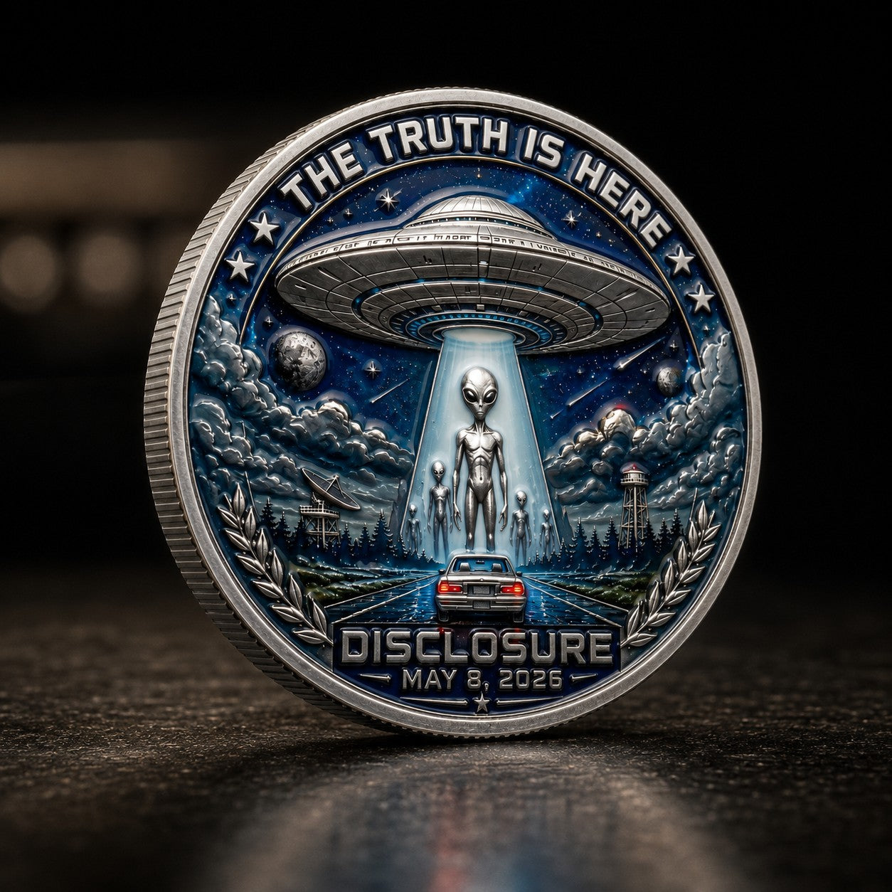 UFO Disclosure Collector Coin