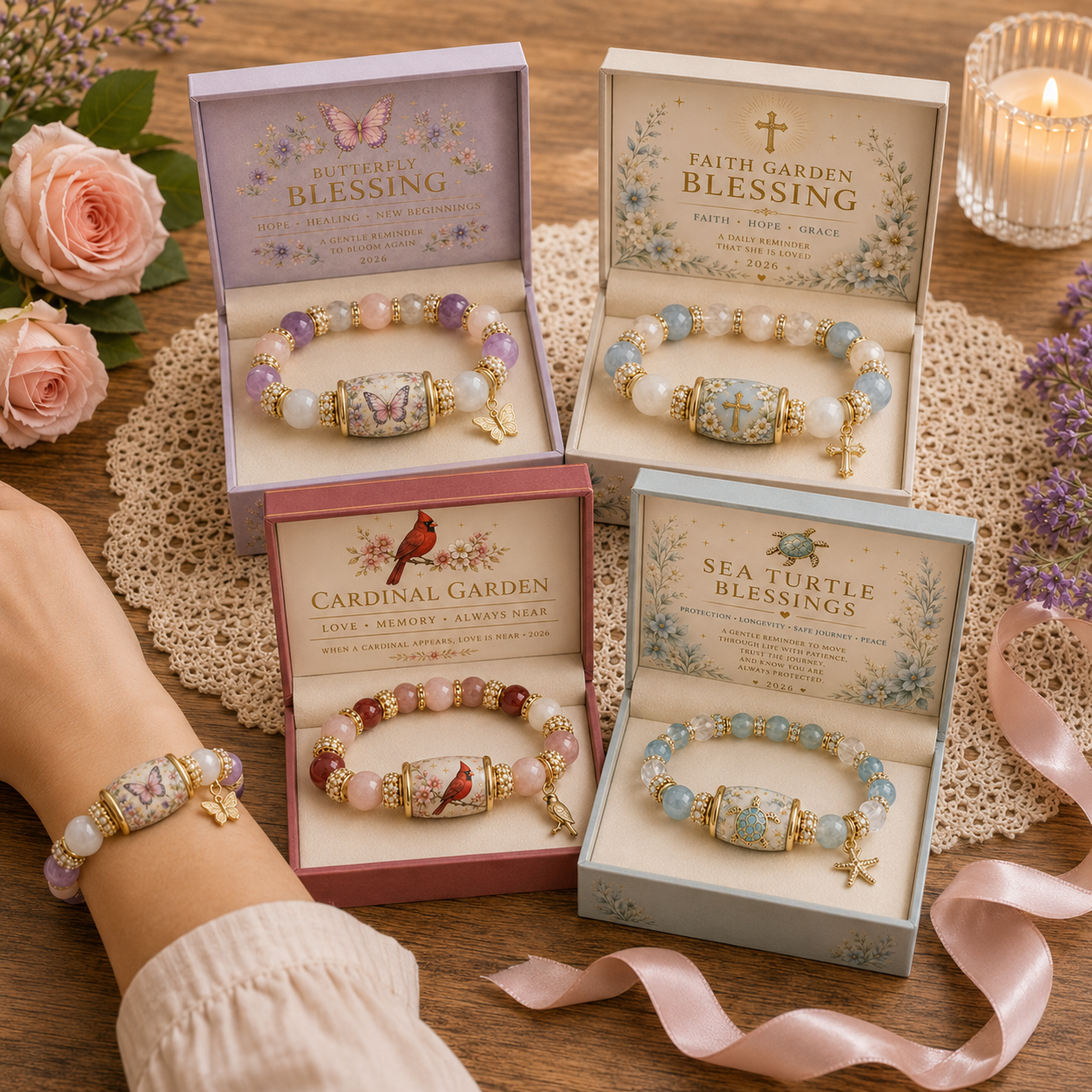 2026 Meaningful Gift Bracelet Collection ✨ Faith • Hope • Healing • Love • Remembrance • Protection • Peace • Joy