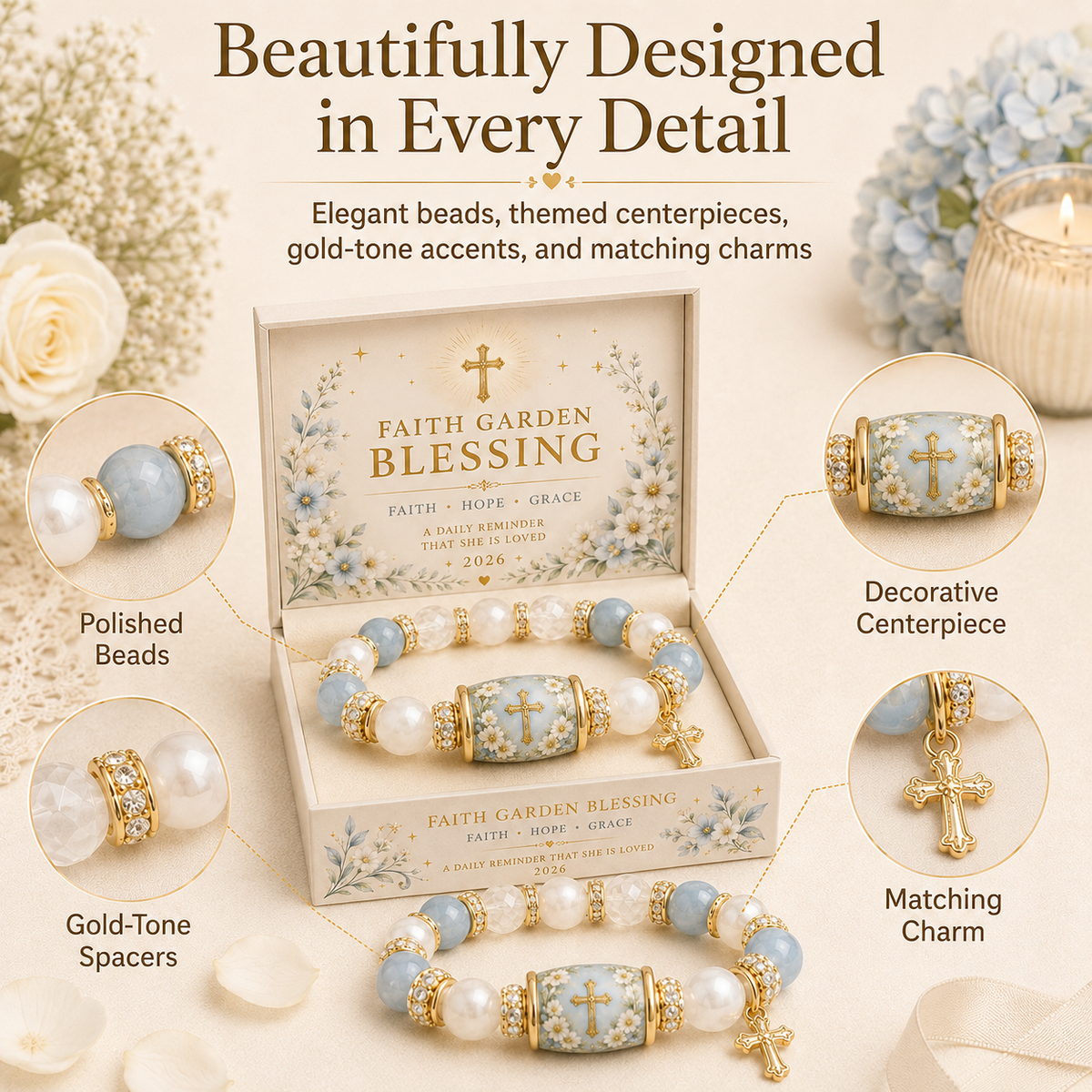 2026 Meaningful Gift Bracelet Collection ✨ Faith • Hope • Healing • Love • Remembrance • Protection • Peace • Joy