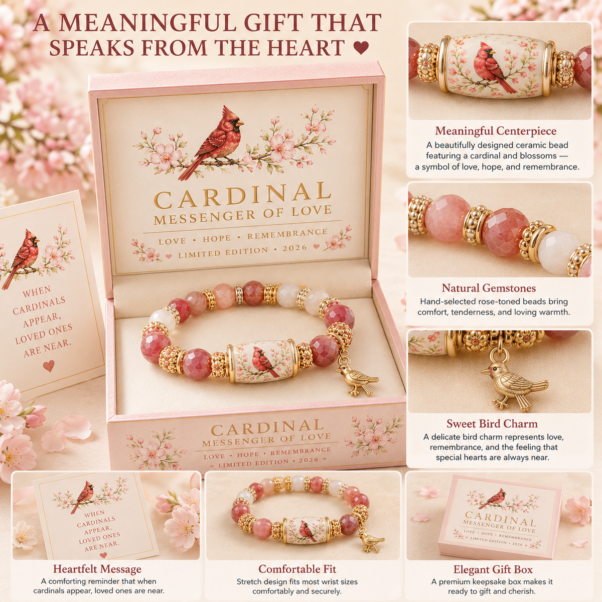2026 Meaningful Gift Bracelet Collection ✨ Faith • Hope • Healing • Love • Remembrance • Protection • Peace • Joy