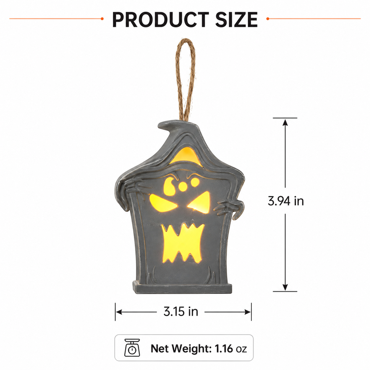 Halloween Ghost Lantern Light