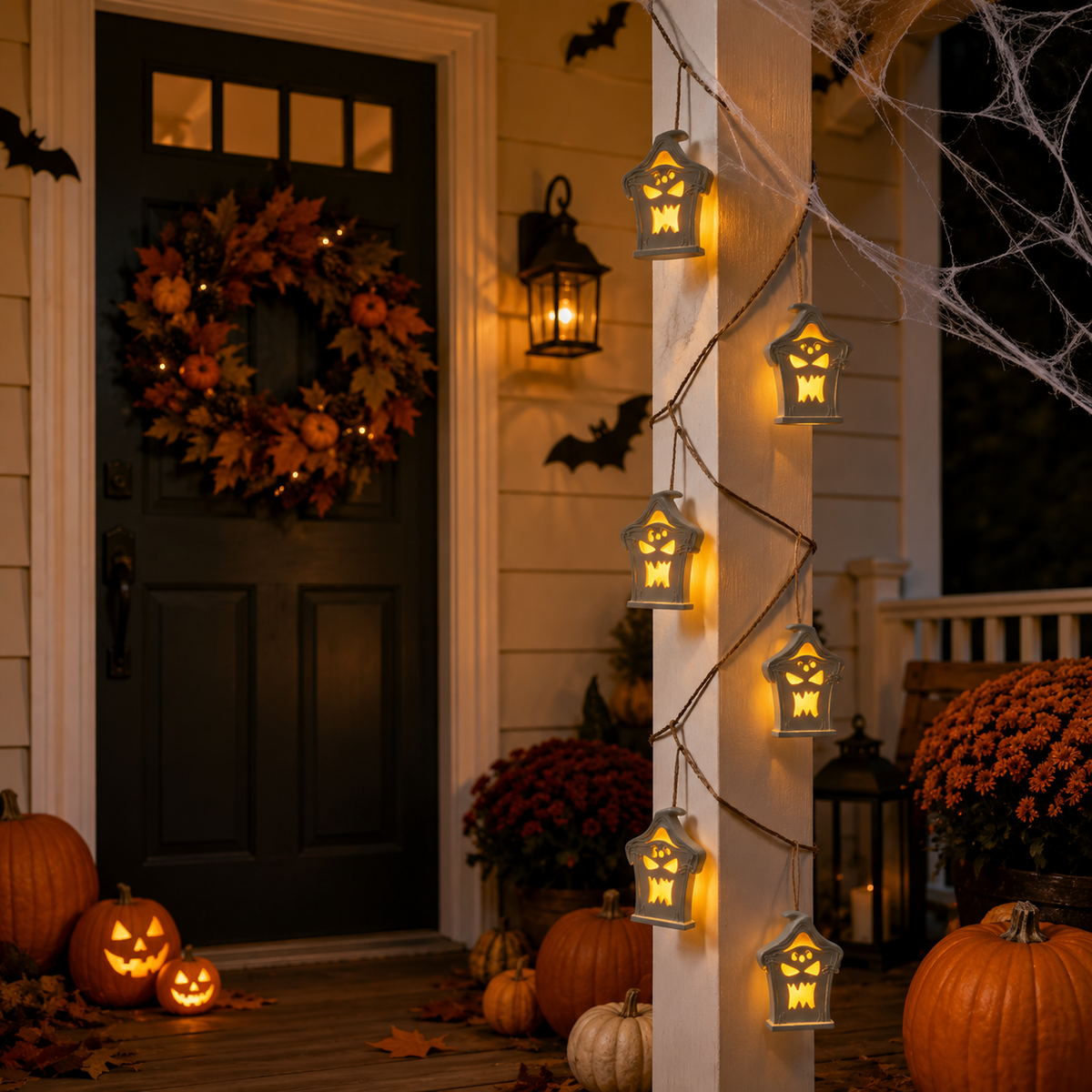 Halloween Ghost Lantern Light