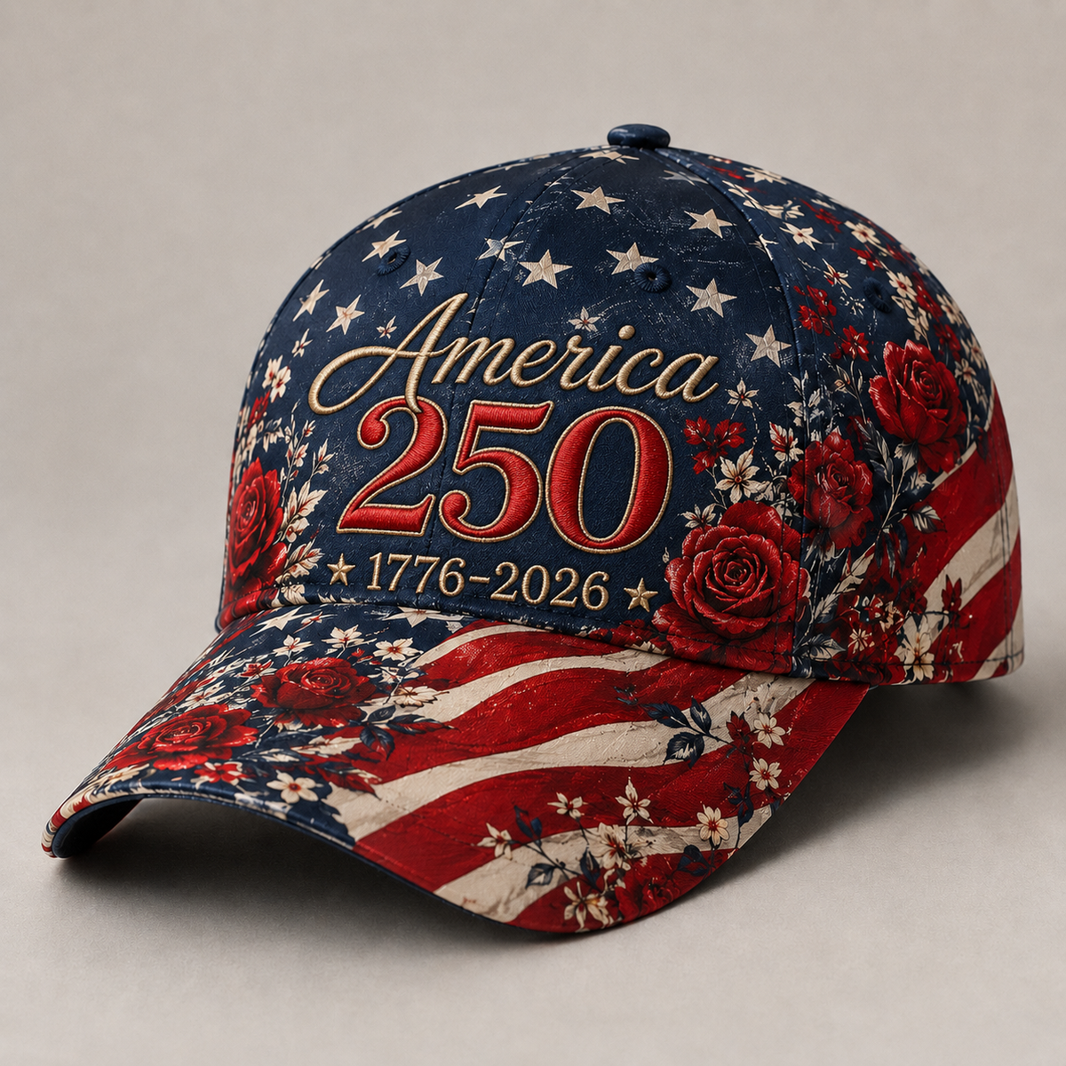 America 250 Floral Heritage Cap