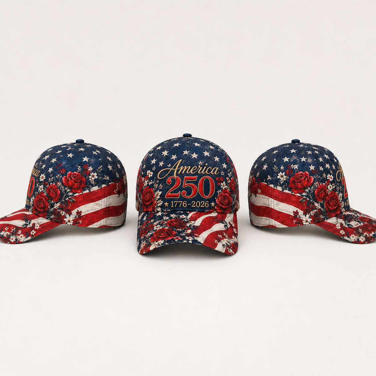 America 250 Floral Heritage Cap
