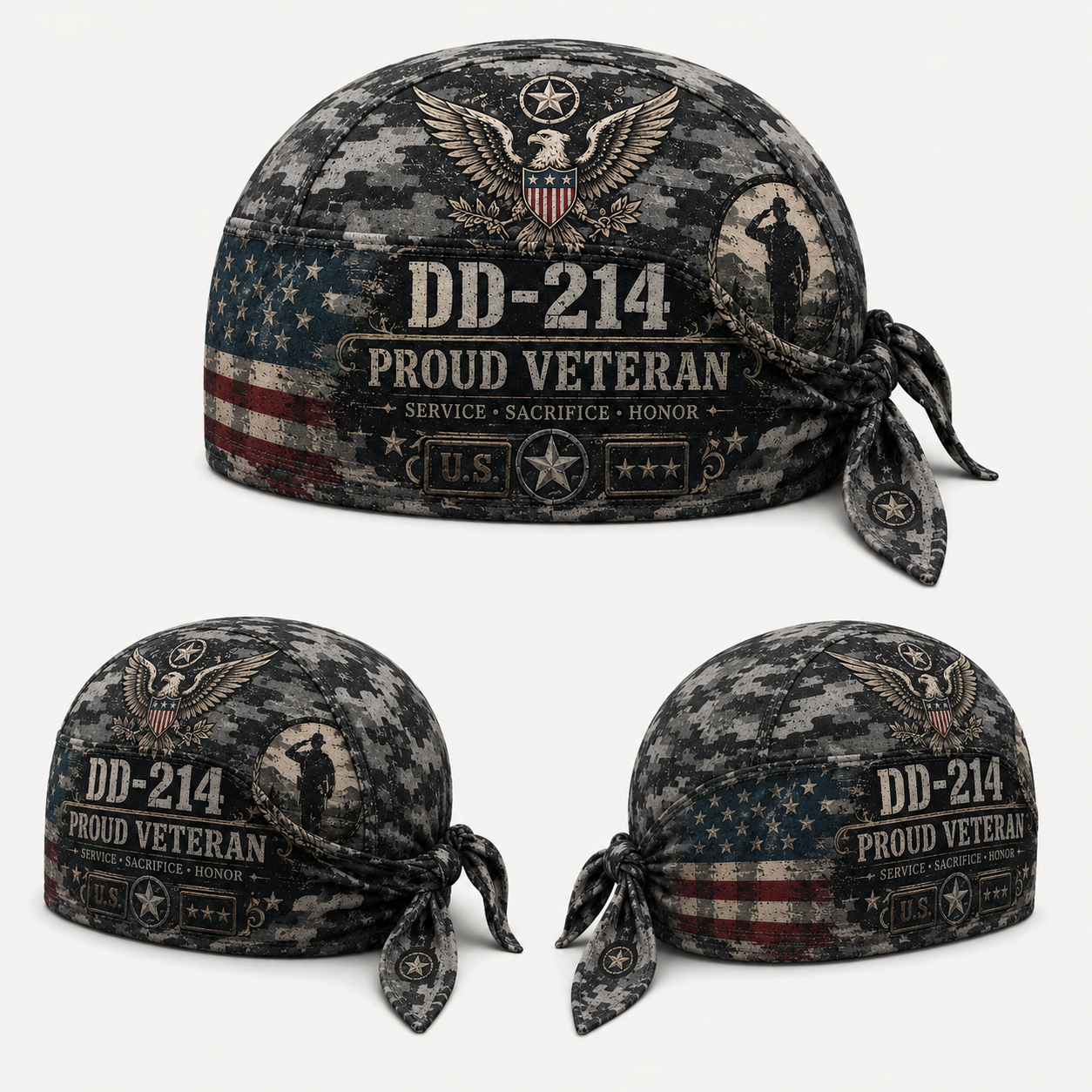 ⚡️Flash Sale 49% OFF - DD-214 Proud Veteran Riding Headwrap Cap