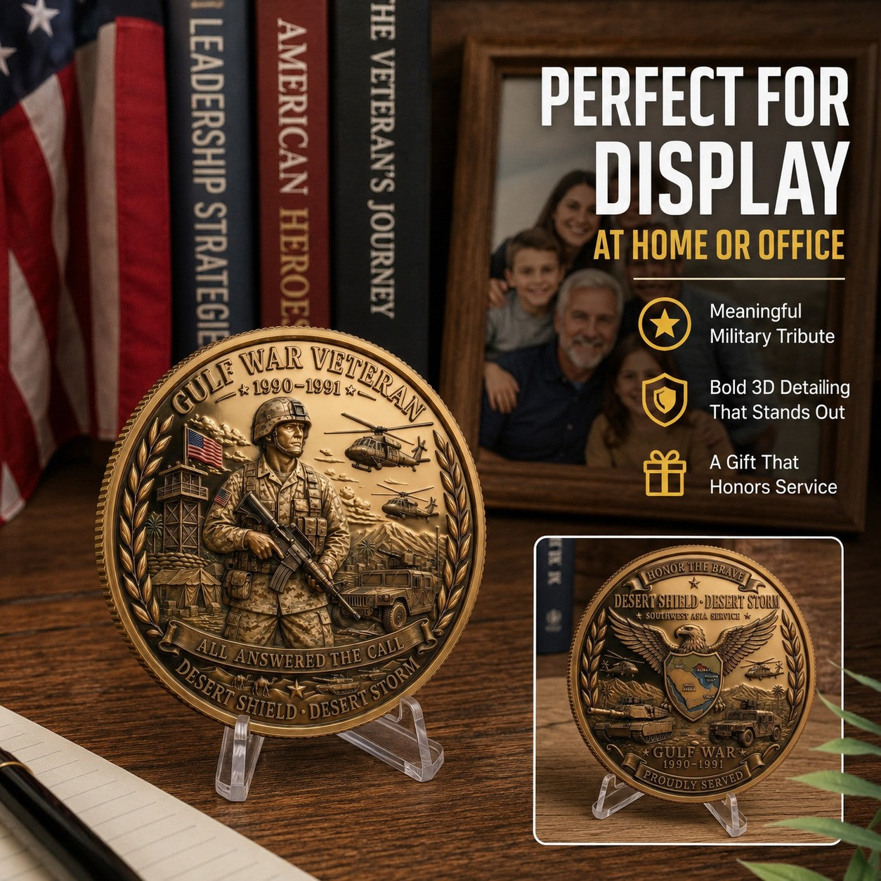 🔥LAST DAY 49 % OFF - Gulf War Veteran Commemorative Coin