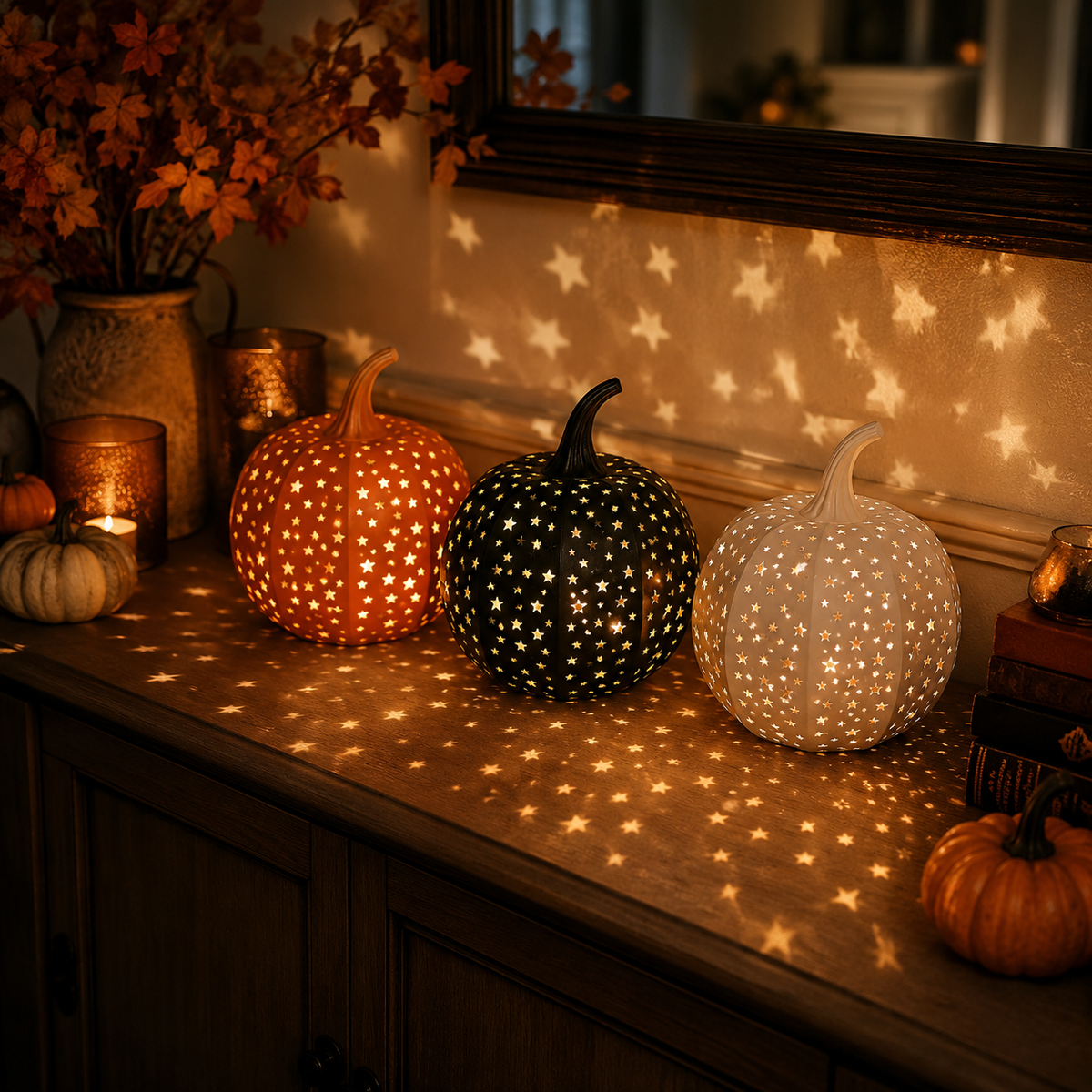 Halloween Star Pumpkin Lantern