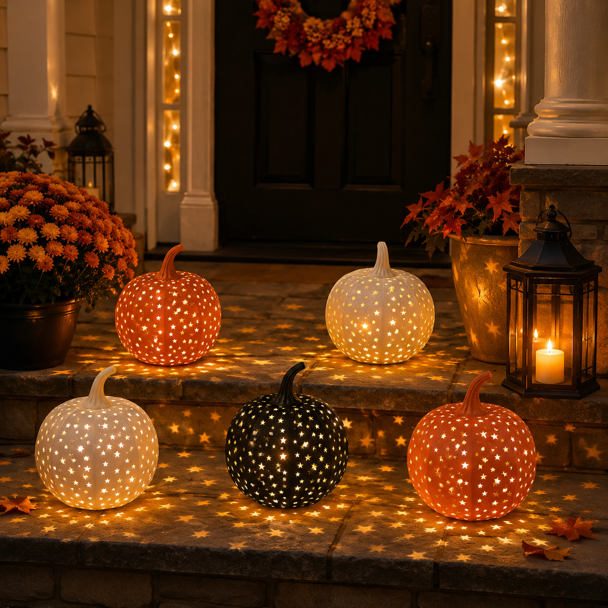 Halloween Star Pumpkin Lantern