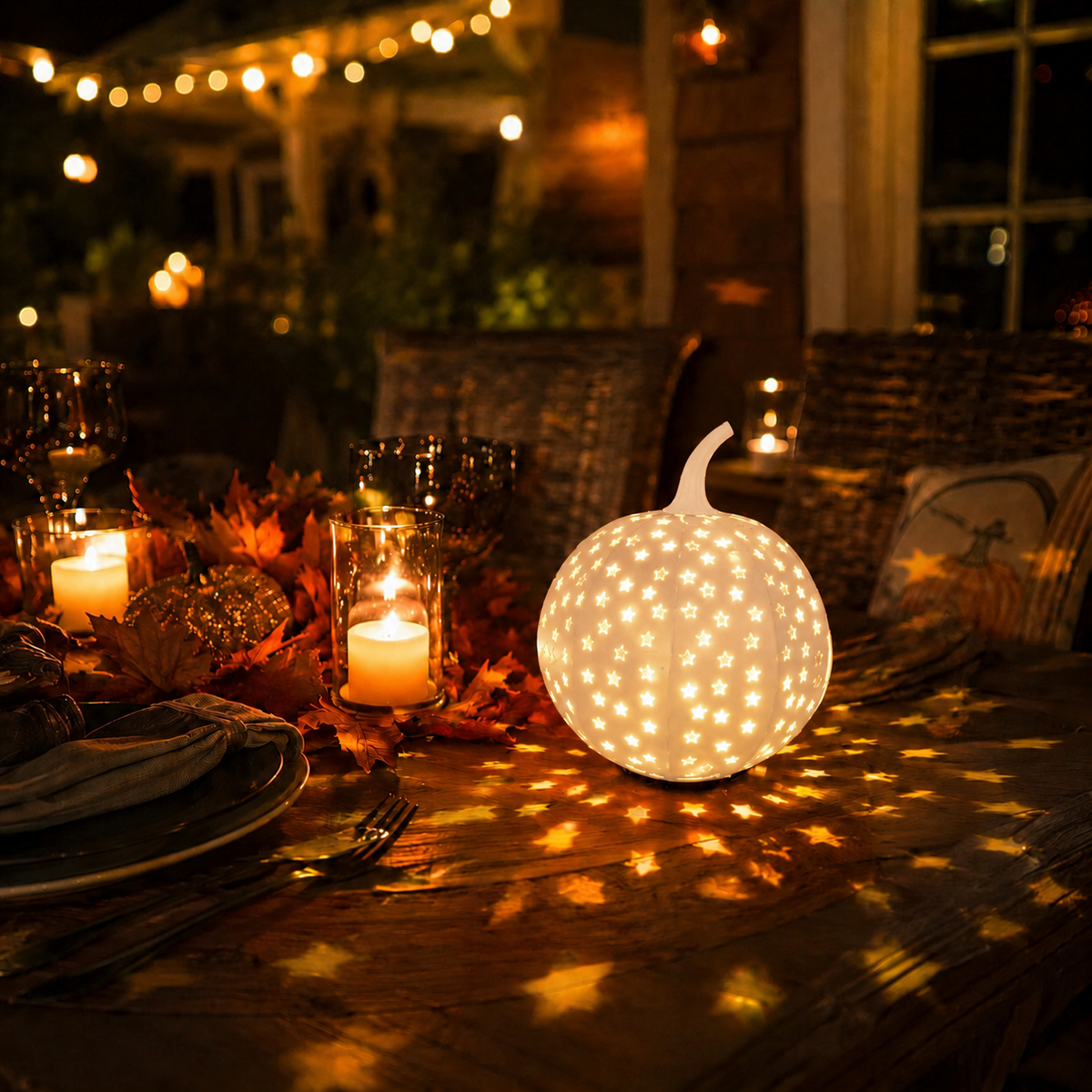 Halloween Star Pumpkin Lantern