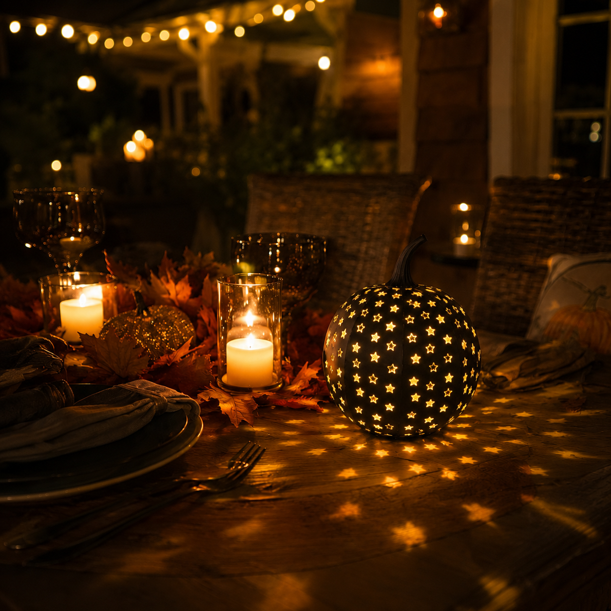 Halloween Star Pumpkin Lantern