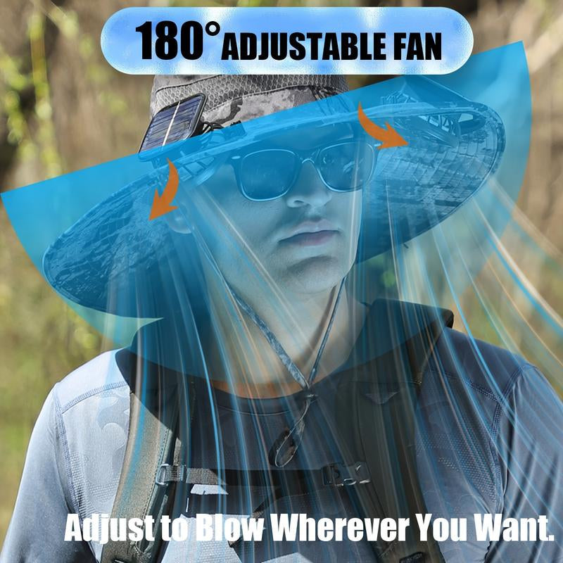Solar-Powered Outdoor Fan Hat 🔥 – The ultimate gift for dads!