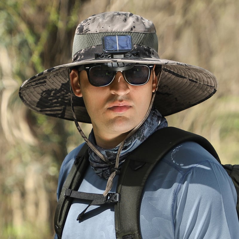 🎁Best father‘s Day Gifts❤2026 New Ultralight Solar Fan Sun Hat 🌞– Lighter Than a Baseball!⚾(Only 11oz)