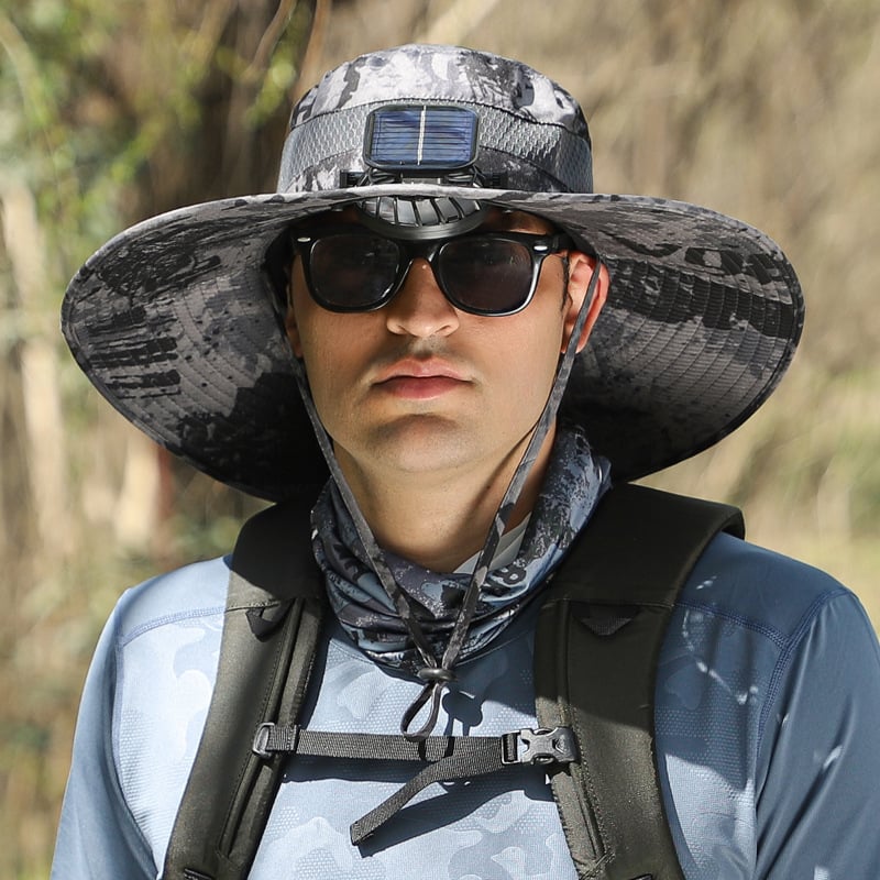 🎁Best father‘s Day Gifts❤2026 New Ultralight Solar Fan Sun Hat 🌞– Lighter Than a Baseball!⚾(Only 11oz)