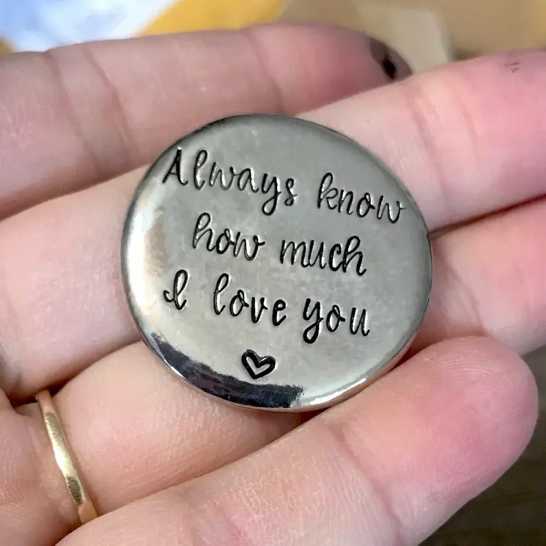 🌲Christmas Hot Sale 80% OFF🔥Heartfelt Pewter Pocket Tokens