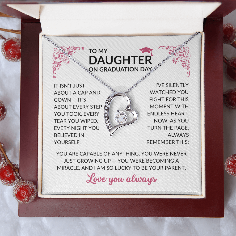 Lucky To Have You - Graduation Necklace, To My Daughter