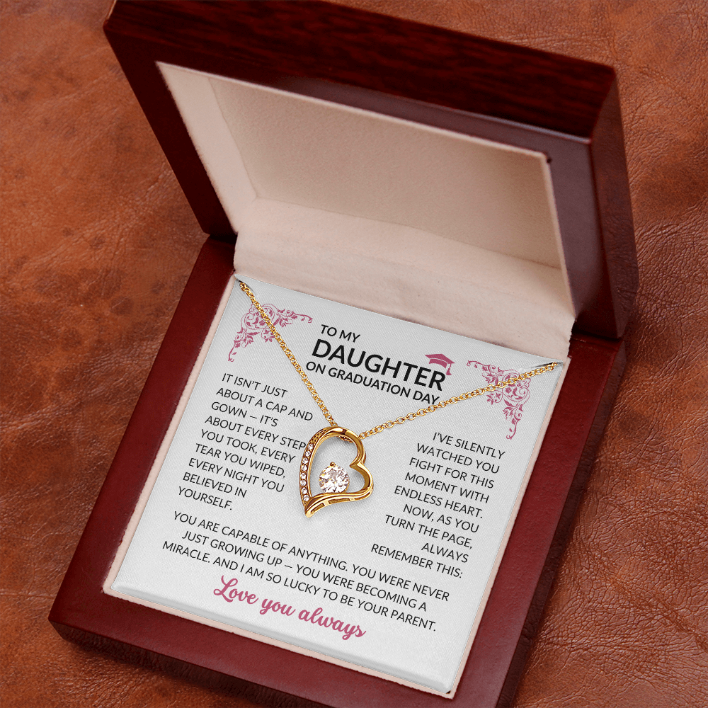 Lucky To Have You - Graduation Necklace, To My Daughter