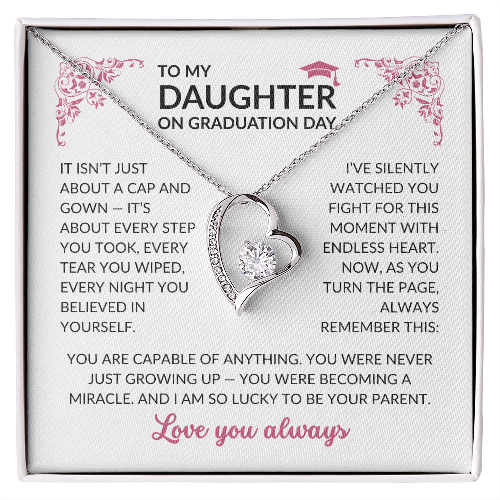 Lucky To Have You - Graduation Necklace, To My Daughter